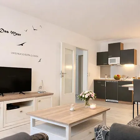 公寓 Appartementhaus Sonnenschein - 250m Zum Im Zentrum Von 宾茨